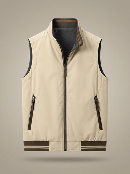 Heren Bodywarmer met Hoge Kraag