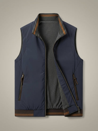Heren Bodywarmer met Hoge Kraag