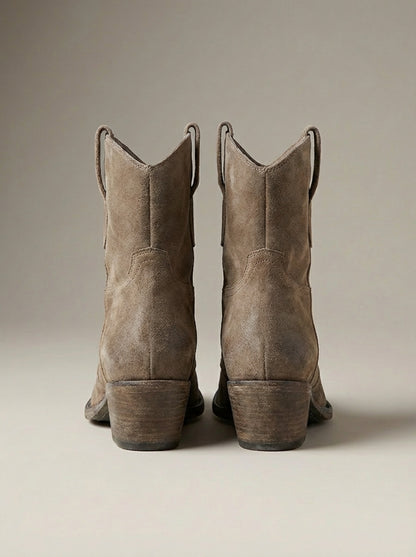 Enkellaarsjes Dames | Western Met Blokhak