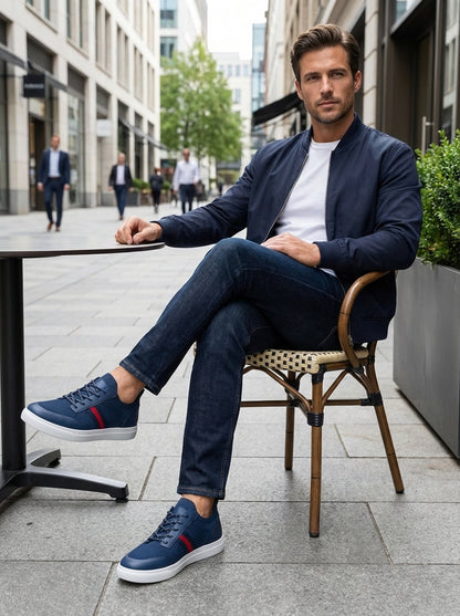 Men's Sneakers | Low Model with Lace Closure