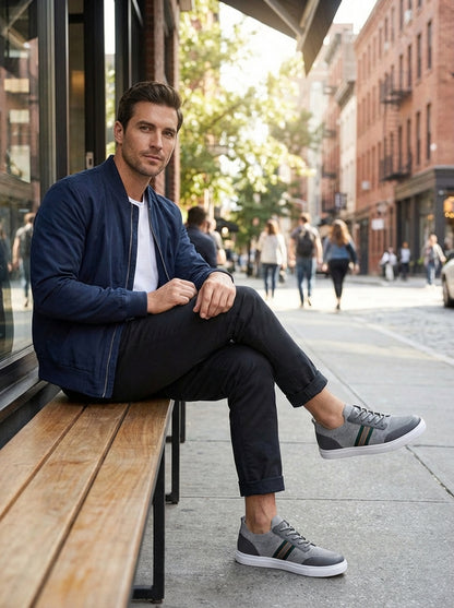 Men's Sneakers | Low Model with Lace Closure