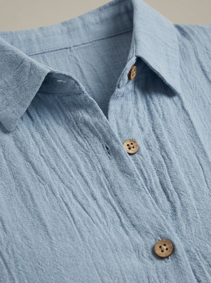 Blouse Dames | Losvallende Pasvorm Met Knopen