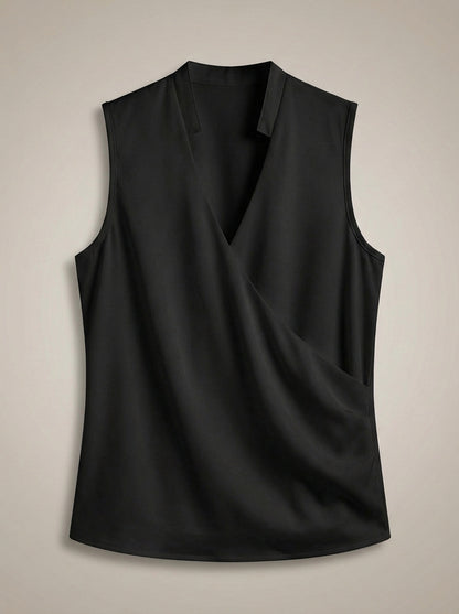 T-Shirt Dames | Top met V-Hals en Korte Mouwen