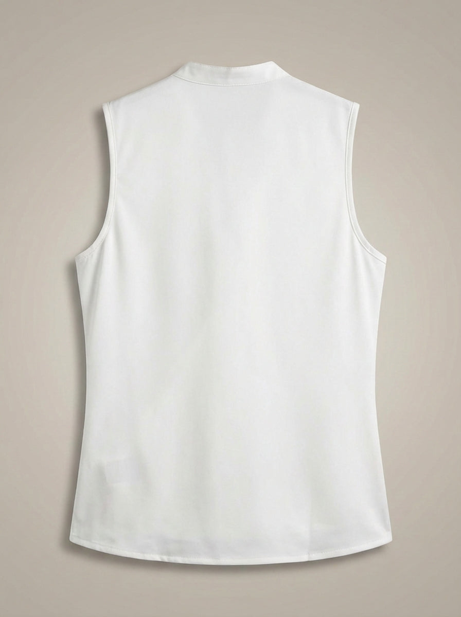 T-Shirt Dames | Top met V-Hals en Korte Mouwen
