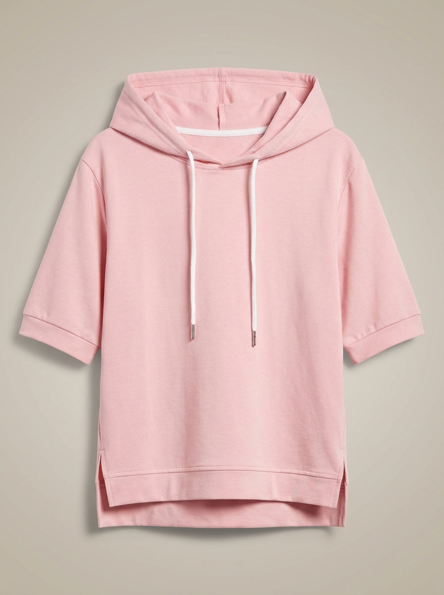 Hoodie Dames | Korte Mouwen en Zijsplit