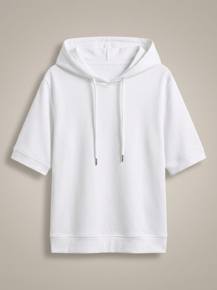 Hoodie Dames | Korte Mouwen en Zijsplit