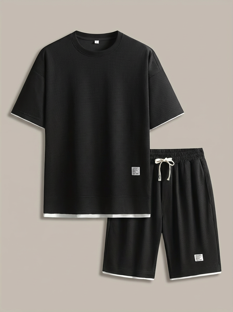 Zomerset Heren | T-shirt en Korte Broek met Elastische Tailleband