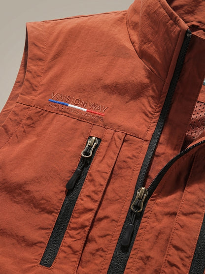 Bodywarmer Heren | Lichtgewicht met Rits en Zakken