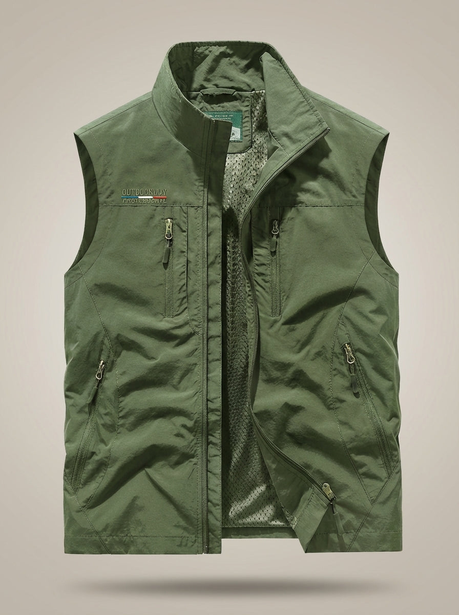 Bodywarmer Heren | Lichtgewicht met Rits en Zakken