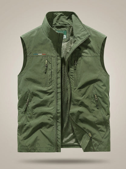 Bodywarmer Heren | Lichtgewicht met Rits en Zakken