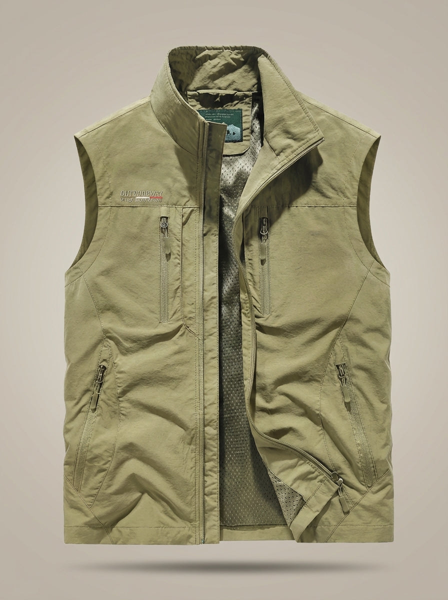 Bodywarmer Heren | Lichtgewicht met Rits en Zakken