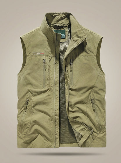 Bodywarmer Heren | Lichtgewicht met Rits en Zakken