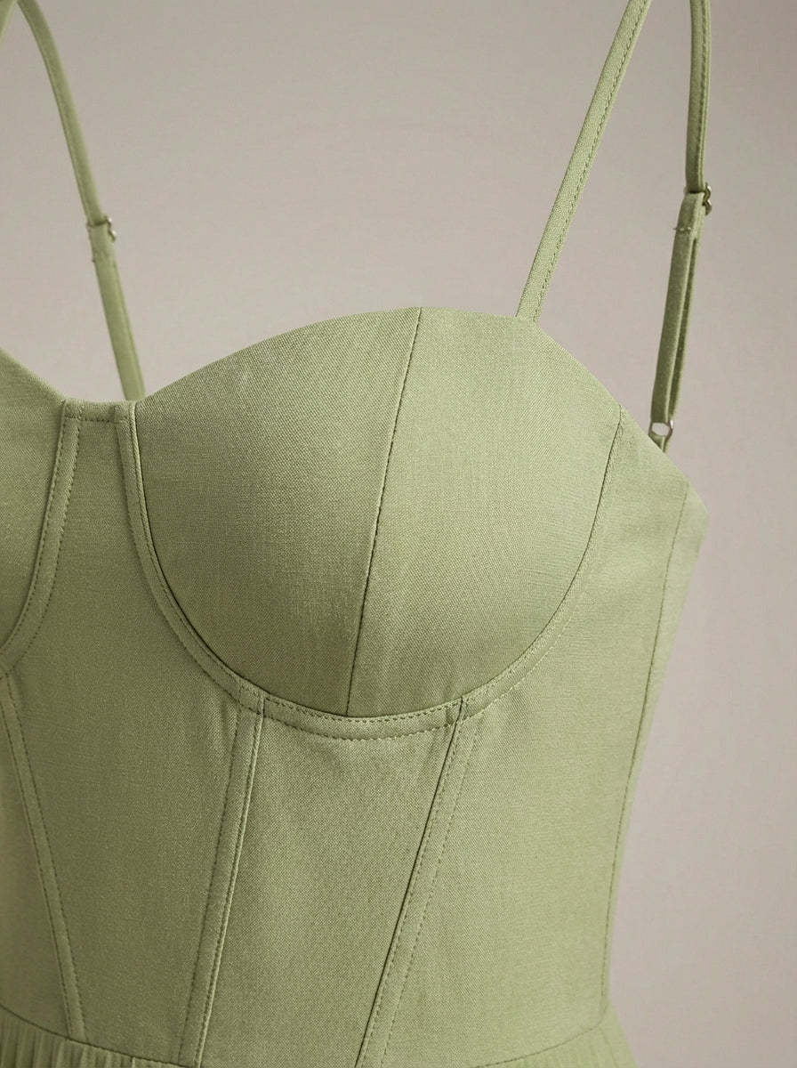 Lange Jurk Dames | Maxi Galajurk met Korset en Elegante Pasvorm