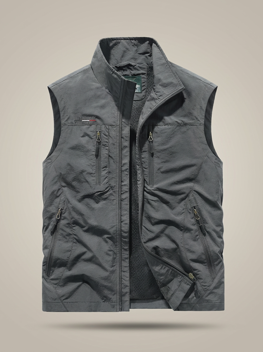 Bodywarmer Heren | Lichtgewicht met Rits en Zakken