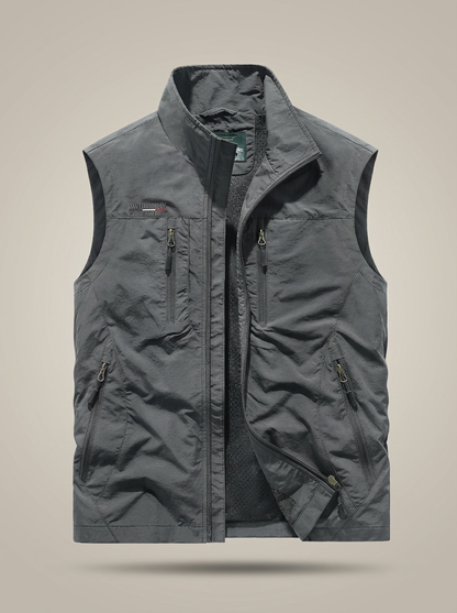 Bodywarmer Heren | Lichtgewicht met Rits en Zakken