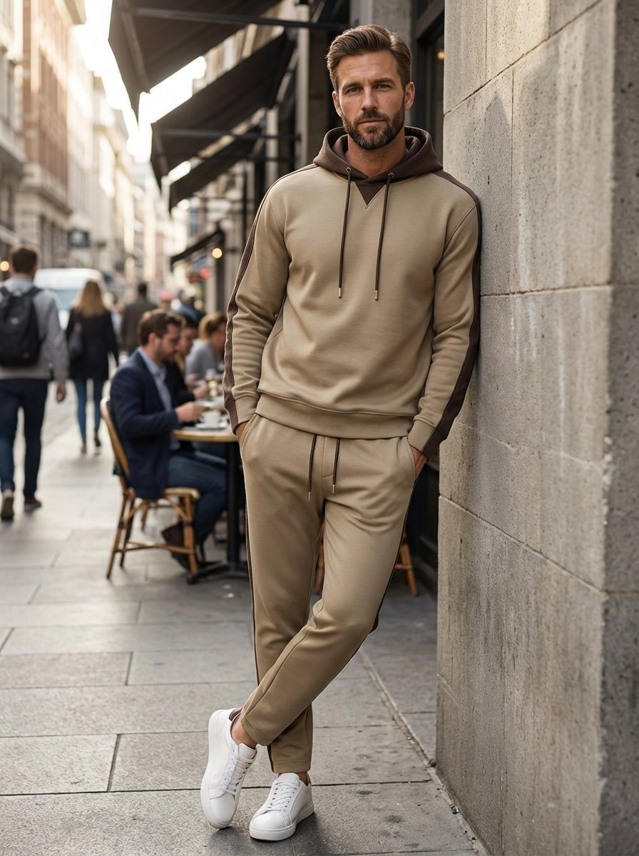 Trainingspak Heren Met Capuchon | Hoodie en Joggingbroek Set