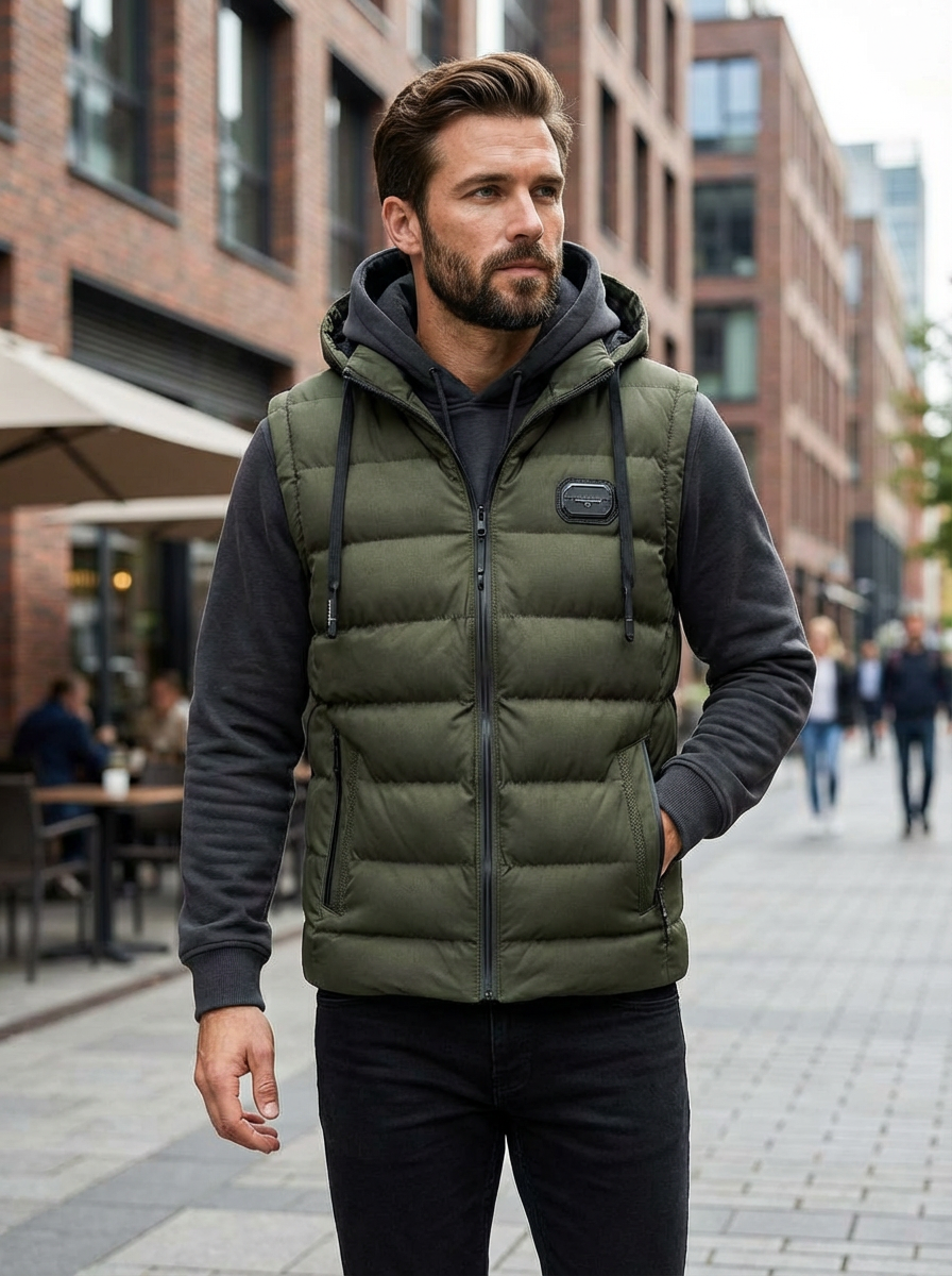 Stan - Men's Bodywarmer | Quilted Model