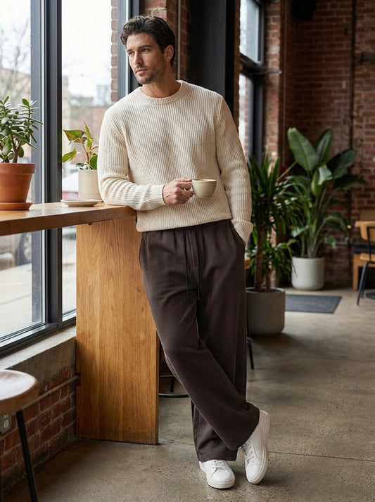 Broek heren | Wijde pasvorm