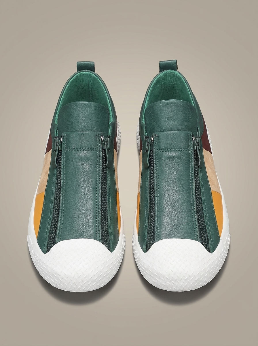 Instappers heren | Lage schoenen met rits