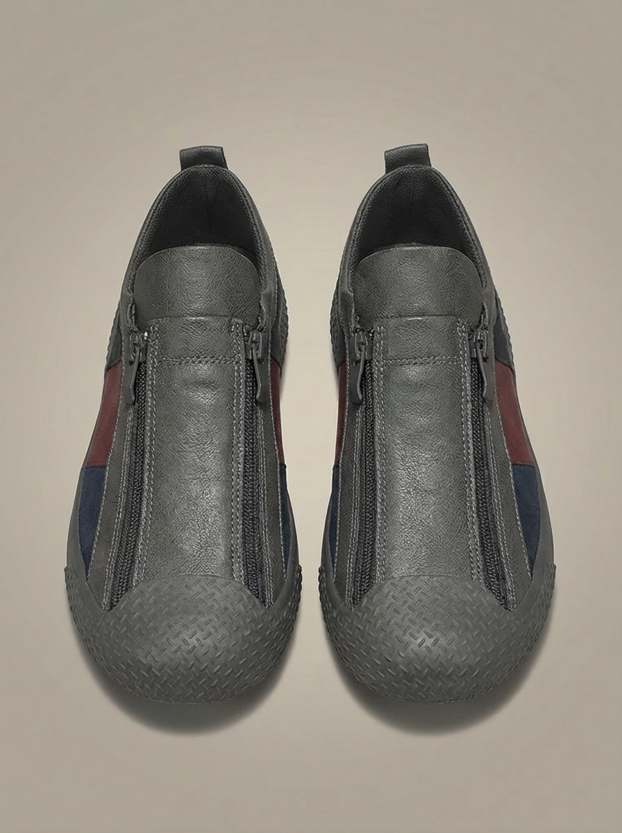 Instappers heren | Lage schoenen met rits