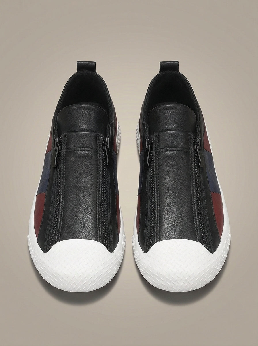 Instappers heren | Lage schoenen met rits