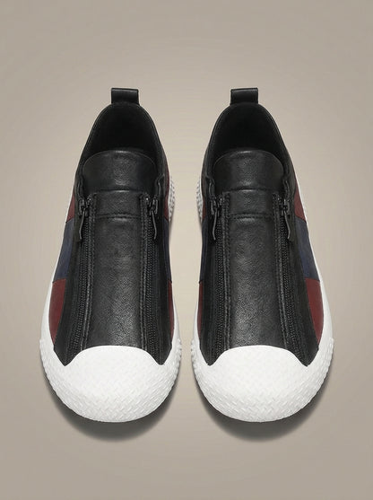 Instappers heren | Lage schoenen met rits