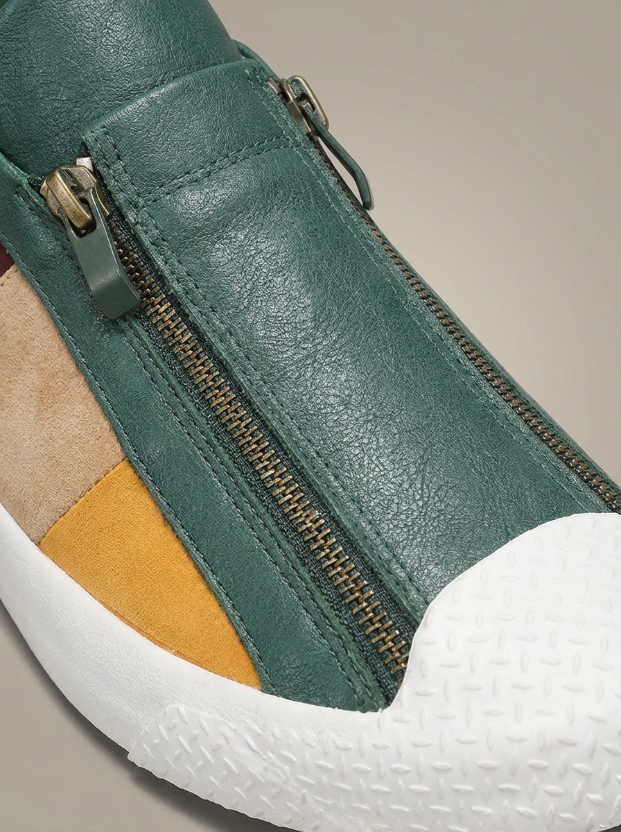 Instappers heren | Lage schoenen met rits