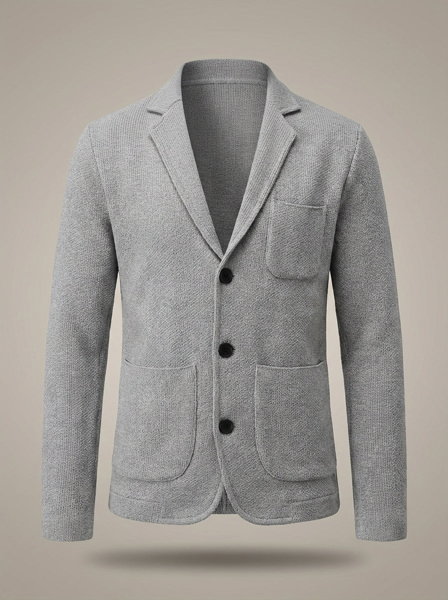Luca - Heren Blazer Vest | Klassieke Kraag en Zakken
