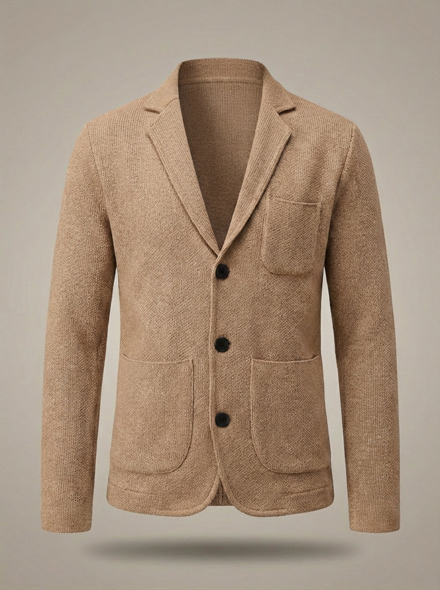 Luca - Heren Blazer Vest | Klassieke Kraag en Zakken