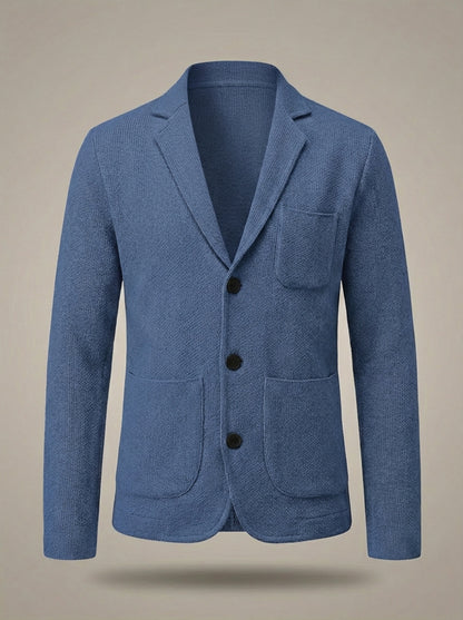 Luca - Heren Blazer Vest | Klassieke Kraag en Zakken