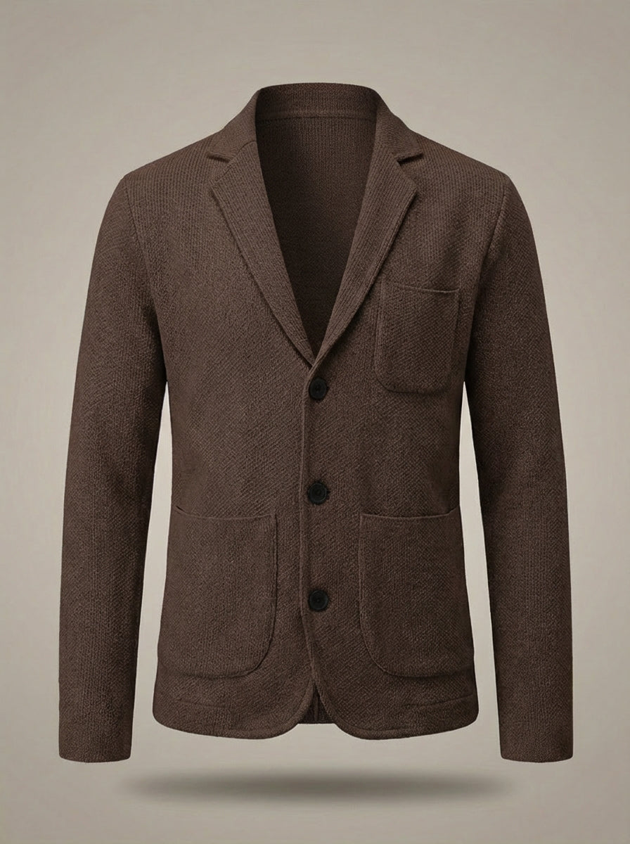 Luca - Heren Blazer Vest | Klassieke Kraag en Zakken