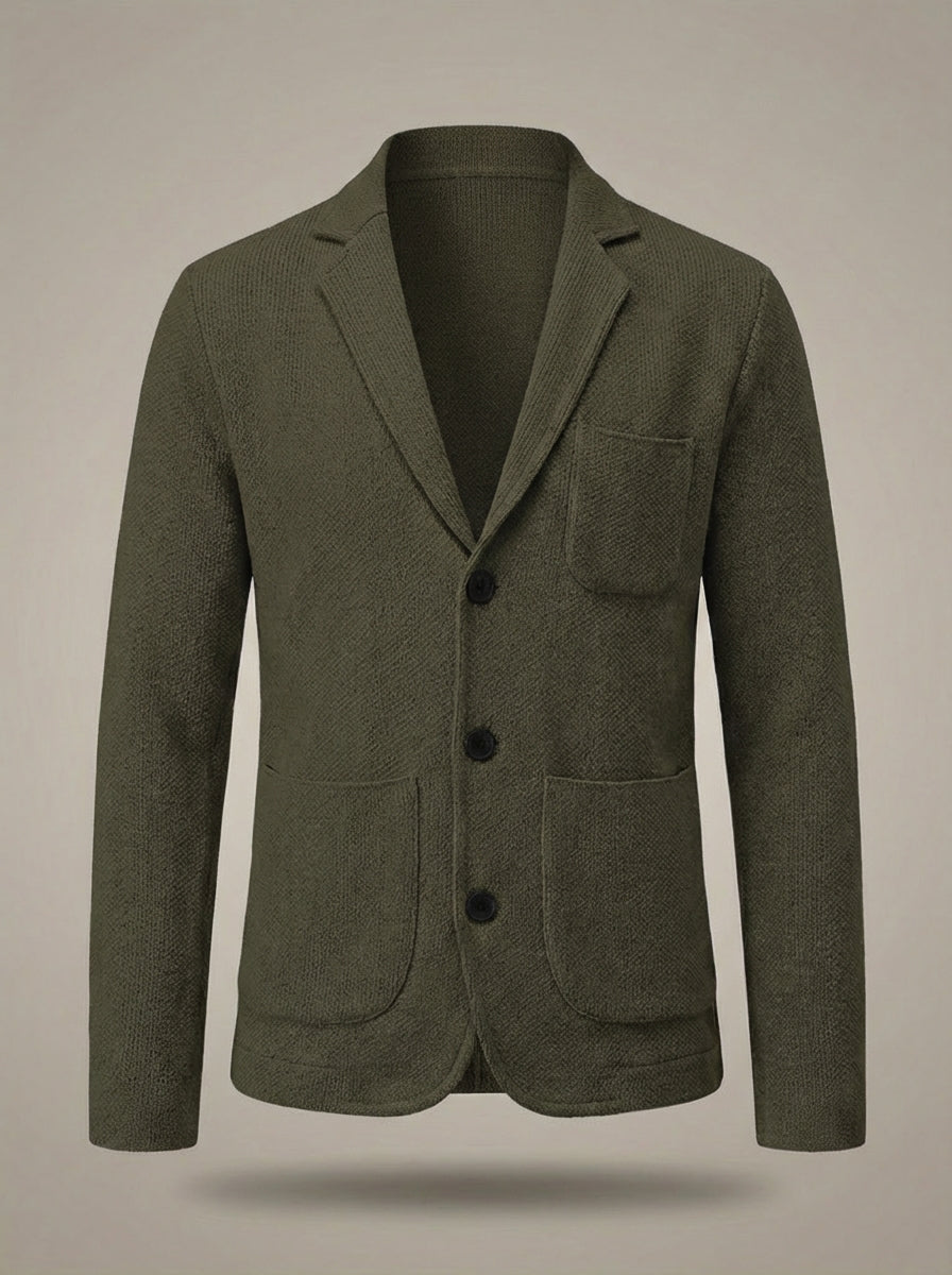 Luca - Heren Blazer Vest | Klassieke Kraag en Zakken