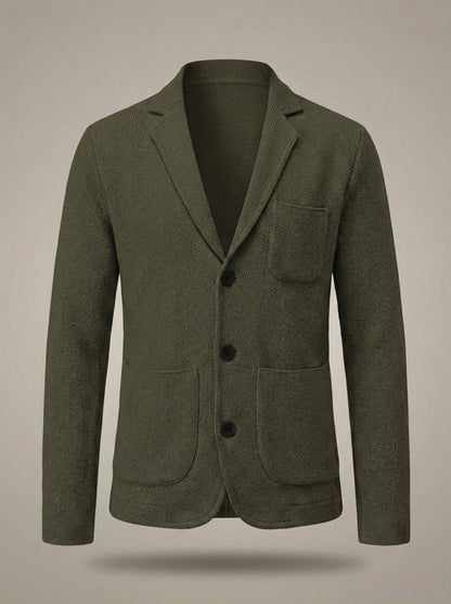 Luca - Heren Blazer Vest | Klassieke Kraag en Zakken