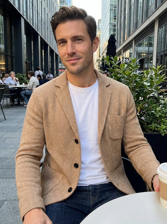 Luca - Heren Blazer Vest | Klassieke Kraag en Zakken