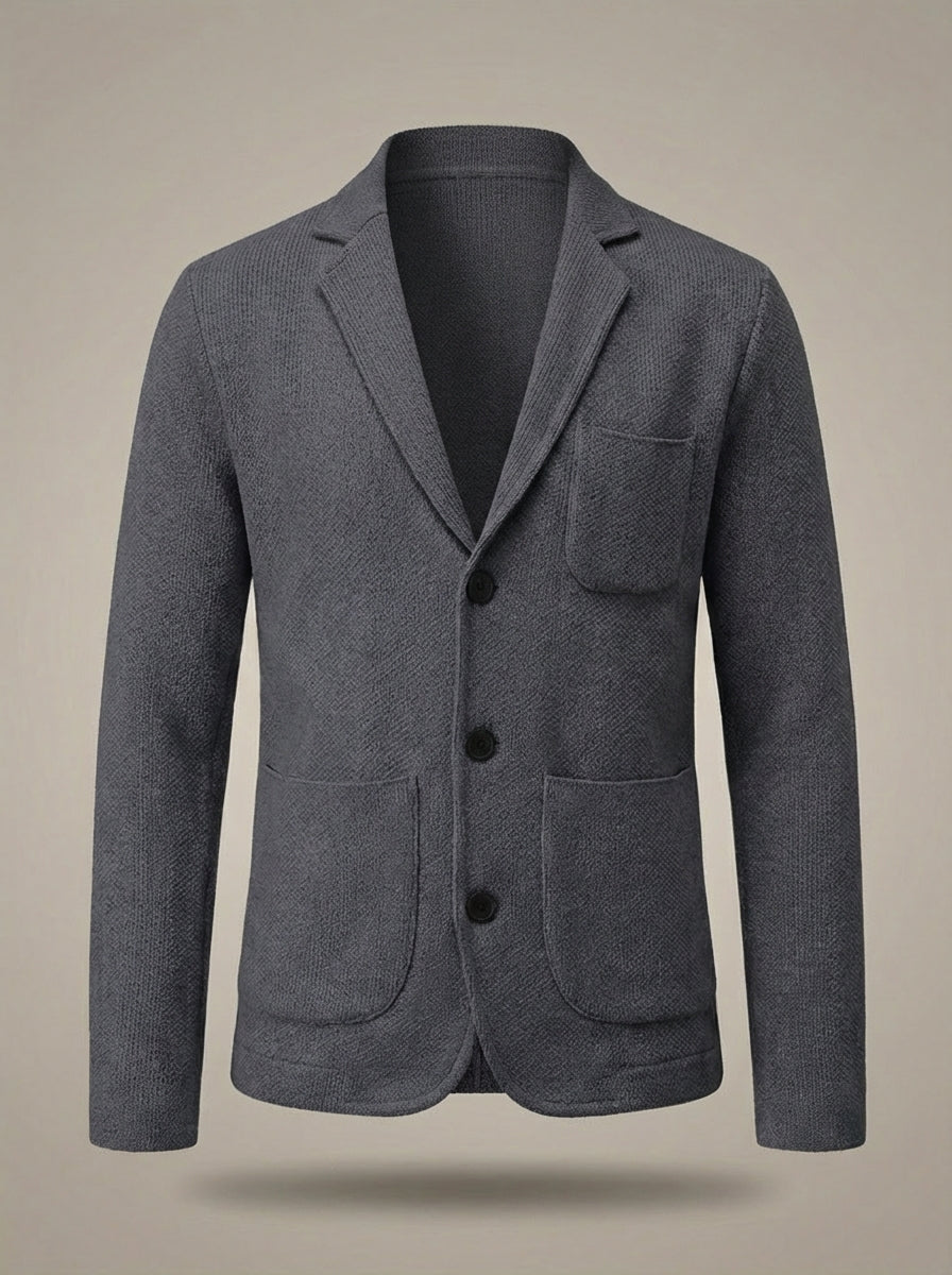 Luca - Heren Blazer Vest | Klassieke Kraag en Zakken