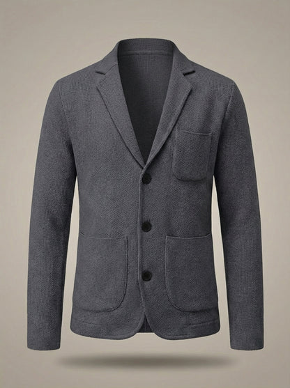 Luca - Heren Blazer Vest | Klassieke Kraag en Zakken