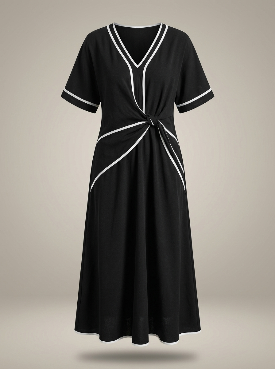 Jurk Dames | Maxi V-hals