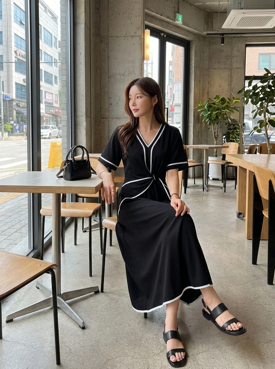 Jurk Dames | Maxi V-hals