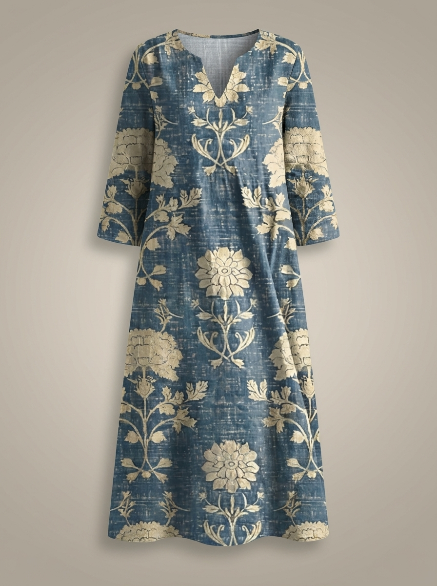 Jurk Dames | Midi Bloemenprint