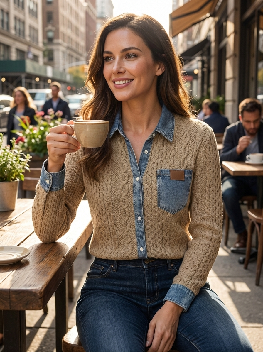 Women's Knitted Sweater | Long Sleeve