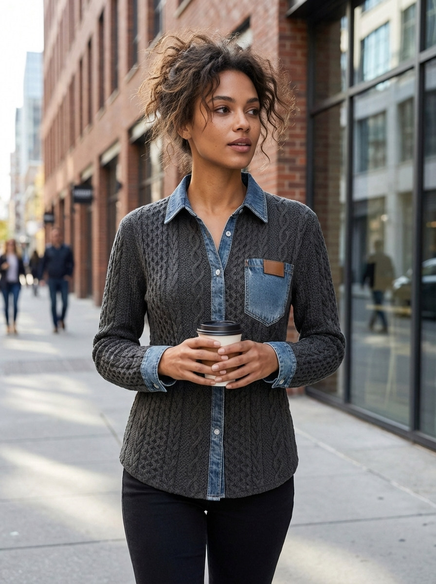 Women's Knitted Sweater | Long Sleeve