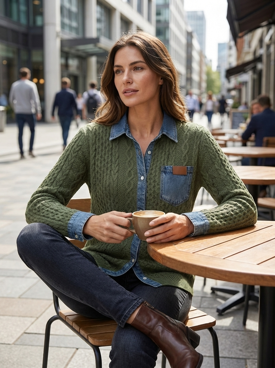 Women's Knitted Sweater | Long Sleeve