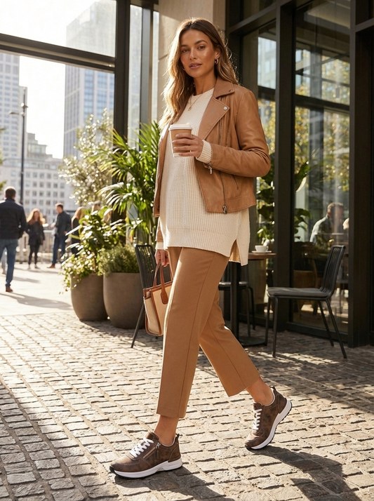 Sneakers Dames | Met Rits en Vetersluiting