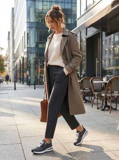 Sneakers Dames | Met Rits en Vetersluiting