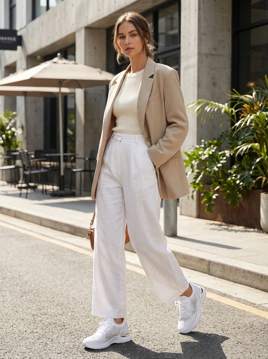 Sneakers Dames | met Vetersluiting