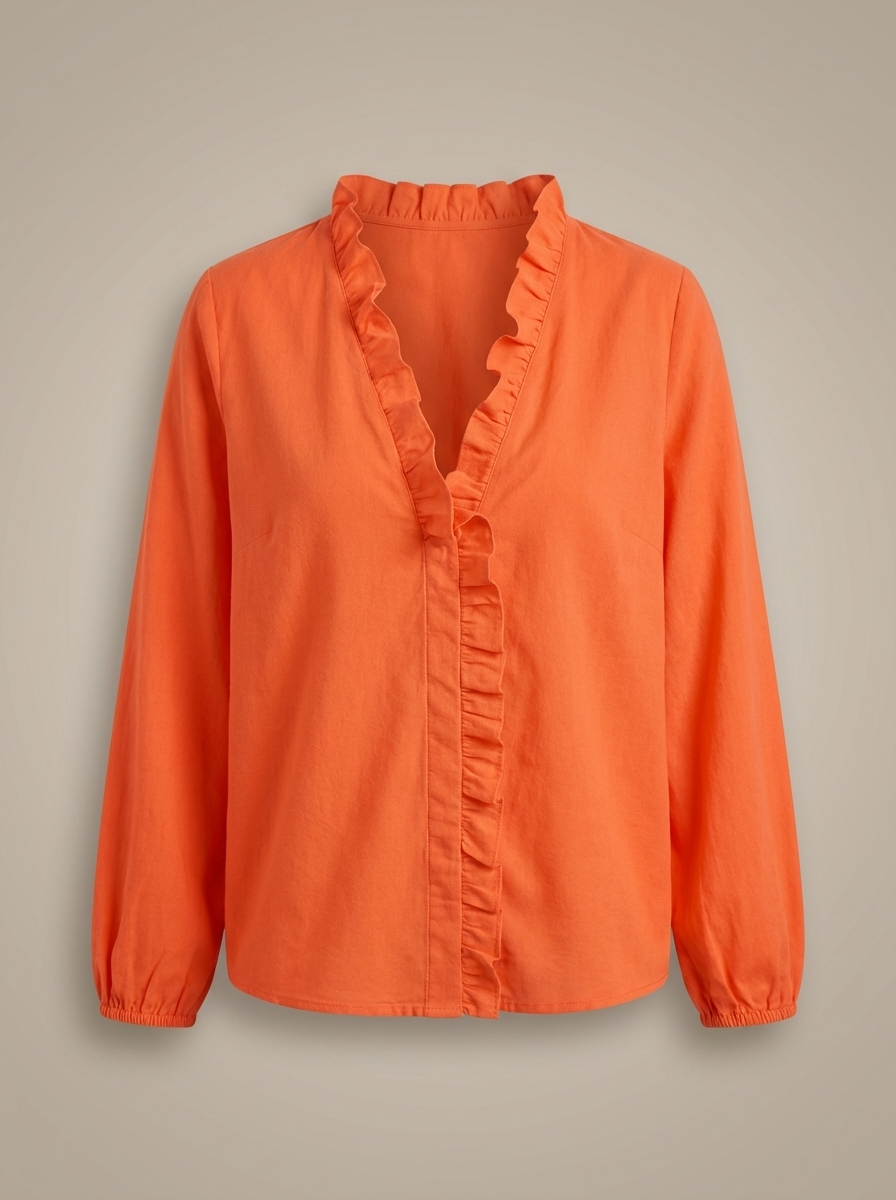 Women's Blouse | Long Sleeve V-Neck