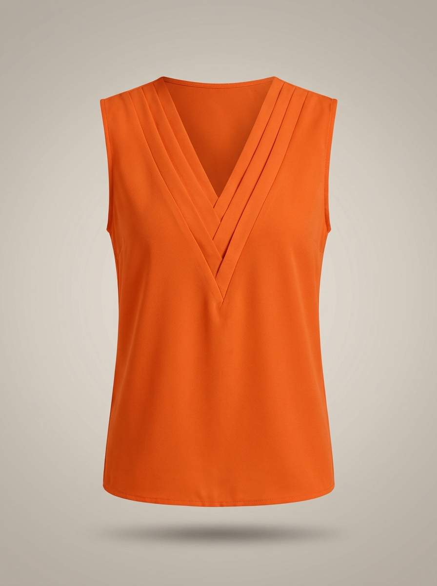 Women's Top | Sleeveless V-Neck