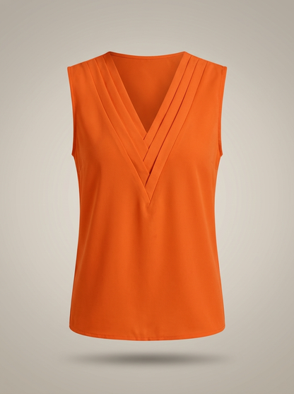 Women's Top | Sleeveless V-Neck