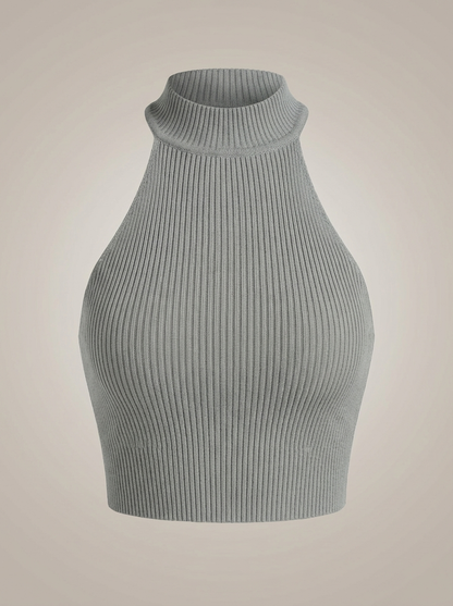 Crop Top Dames | Halterhals