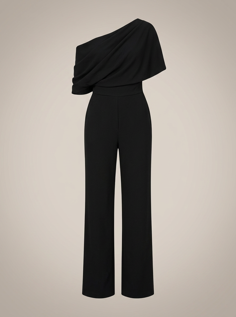 Jumpsuit Dames Feestelijk | Off Shoulder met Wijde Pijpen